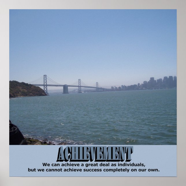 Póster Logro (en toda la bahía) Imprimir (Frente)