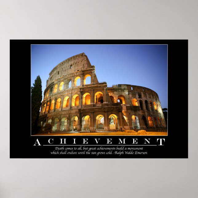 Póster Logro - Poster motivacional (Frente)