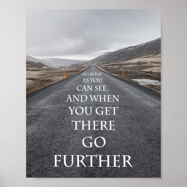 Póster Logro y objetivos motivacionales (Frente)