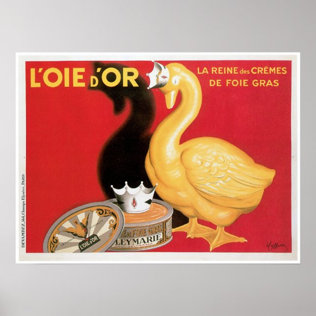 Póster L'oie D'or La Reine Des Cremes (Frente)