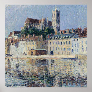 Póster Loiseau - Catedral De Auxserre 1902