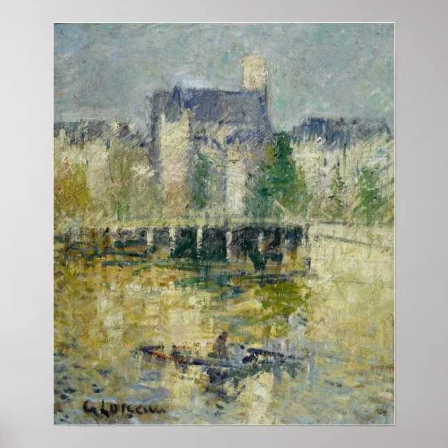 Póster Loiseau - El Puente De Moret Sur Loing 1927 (Frente)