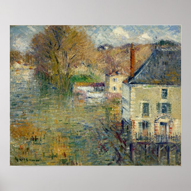 Póster Loiseau - Inundación En Giverny 1934 (Frente)