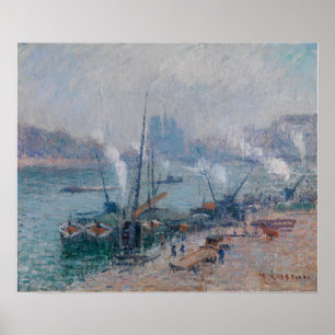 Póster Loiseau - Paris Le Port Henri IV 1921