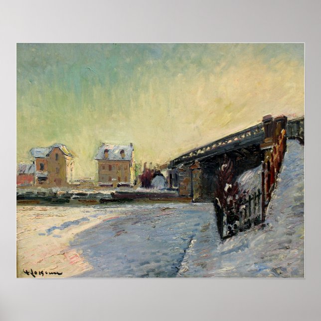 Póster Loiseau - Puente De St. Ouen (Frente)