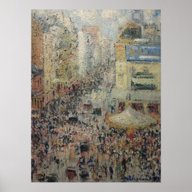 Póster Loiseau - Rue Clignancourt En París El 14 De Julio (Frente)