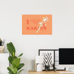 Póster Lola Bunny I Heart Karats
