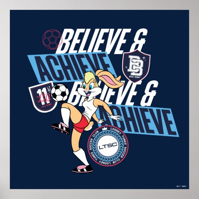 Póster Lola Bunny LOONEY TUNES™ Soccer Club Graphic (Frente)