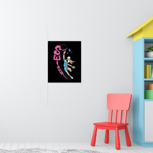 Póster Lola Buny "¡SUIZO!" Dunk de baloncesto