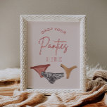 Póster LOLA Drop Your Panties Game Rótulo<br><div class="desc">La colección Lola desprende una elegancia moderna con líneas elegantes y una tipografía contemporánea. Sus matices femeninos están bellamente equilibrados con una declaración audaz,  lo que lo convierte en una elección ideal para la novia vivaz y moderna.</div>