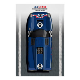 Póster Lola T70 AIR Daytona 24 Hours 1969