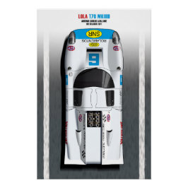 Póster Lola T70 Avallone Interlagos 1971