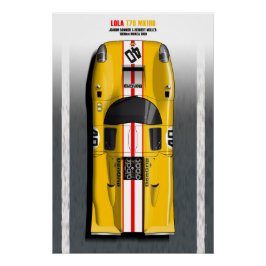 Póster Lola T70 Bongrip Monza 1969