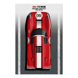 Póster Lola T70 Filipinetti Targa Florio 1969