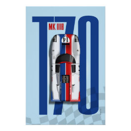 Póster Lola T70 No.14 Valvoline Top Tribute