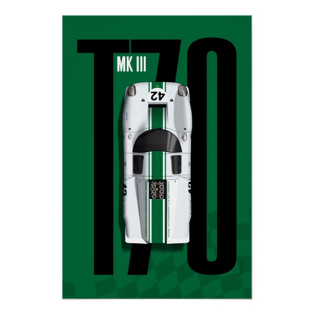 Póster Lola T70 No.42 SWC Top Tribute (Anverso)