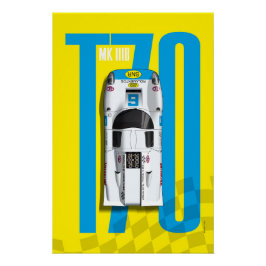 Póster Lola T70 No.6 Avalone Top Tribute