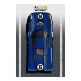 Póster Lola T70 Sunoco Daytona 1969