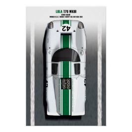 Póster Lola T70 SWC Oulton Park 1968