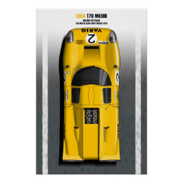 Póster Lola T70 Varig Copa Brasil 1970