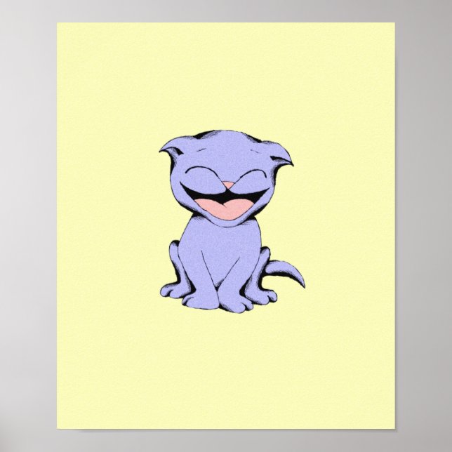 Póster Lolly Cat Laughing Poster (Frente)