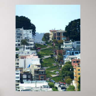 Póster Lombard Street Print