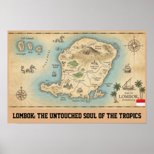 Póster Lombok: El Alma Intacta de los Trópicos