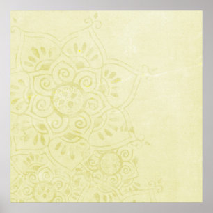 Póster Lona beige ideal del contexto del vintage
