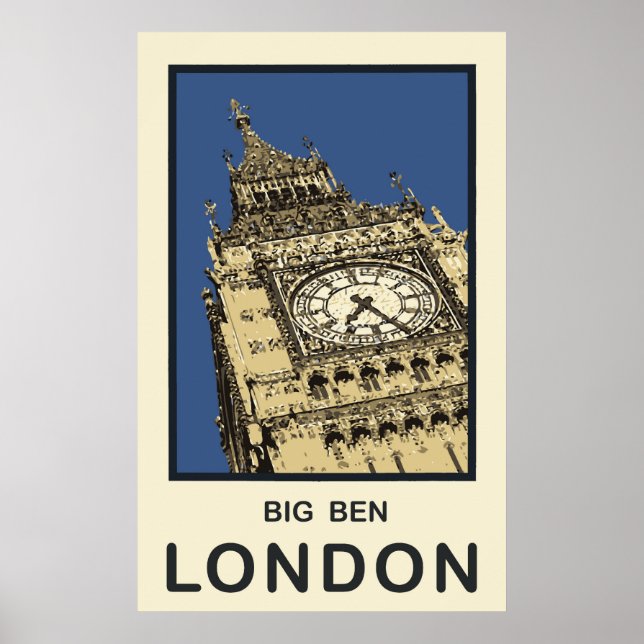 Póster London Big Ben (Frente)