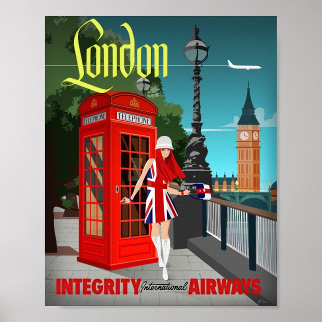 Póster London Calling Art Print (Frente)