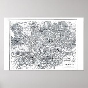 Póster London Map