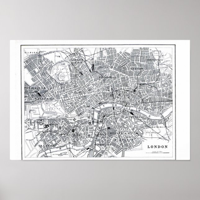 Póster London Map (Frente)