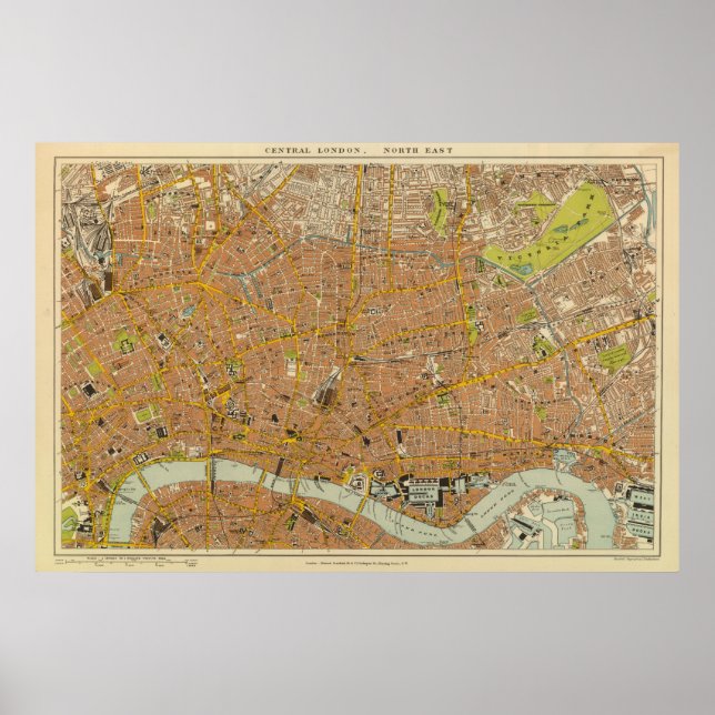 Póster London Northeast (Frente)