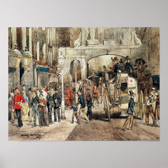 Póster London Street, 1869 (Frente)