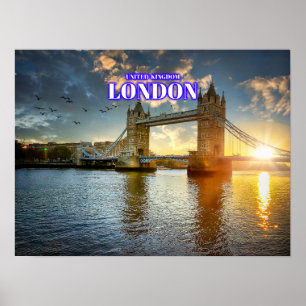 Póster London Tower Bridge Daylight (Reino Unido)