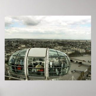 Póster LONDON VIEW VÍA LONDON EYE PODS Poster