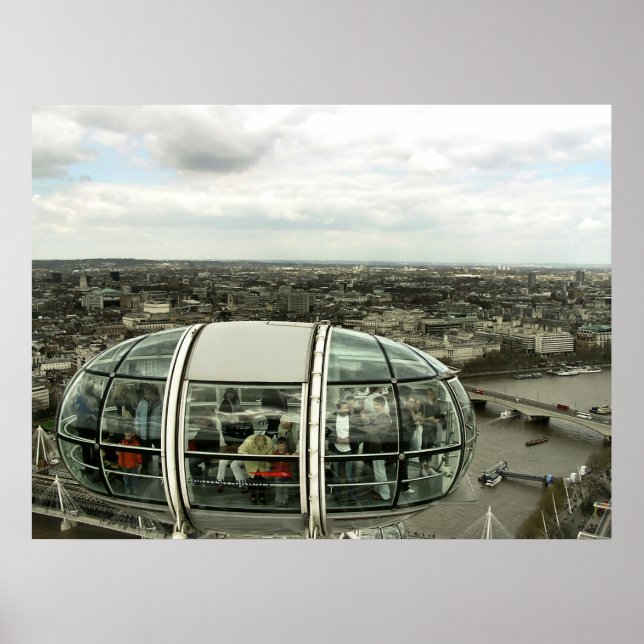 Póster LONDON VIEW VÍA LONDON EYE PODS Poster (Frente)