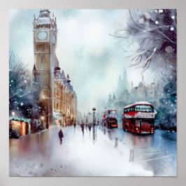 Póster London-Winter Wonderland (C)