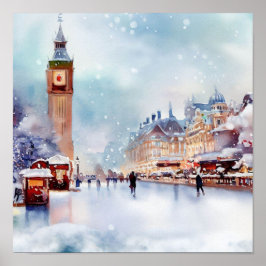 Póster London-Winter Wonderland (D)