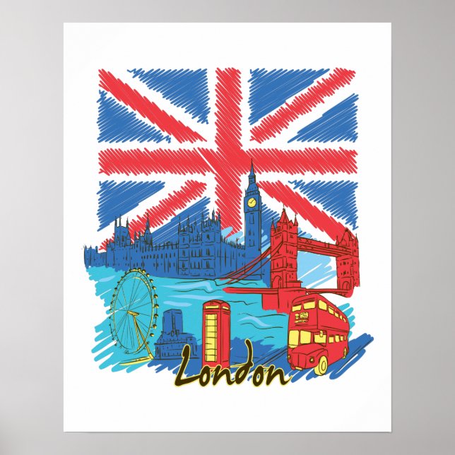 Póster Londres (Frente)