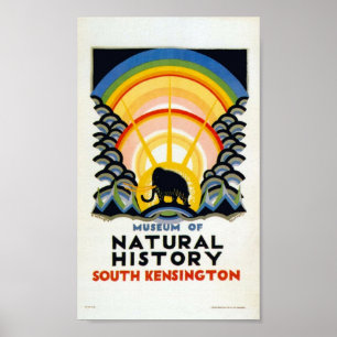 Póster Londres 1908-1933 subterráneo