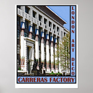 Póster Londres Art Deco - Fábrica Carreras