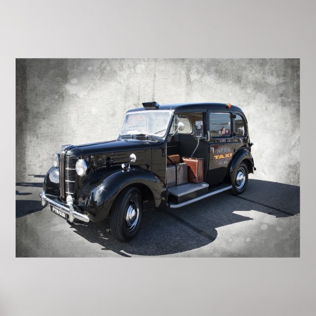 Póster LONDRES CAB c. 1955 (Frente)