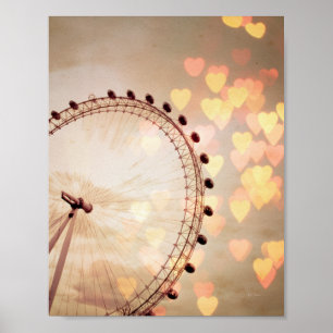 Póster Londres el   Big Ben Nightime filtrado fotografía