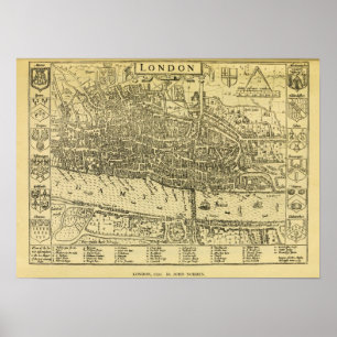 Póster Londres en 1593