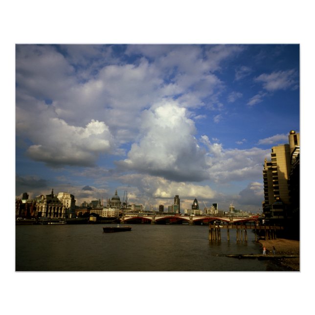 Póster Londres en los años 90 (Anverso)