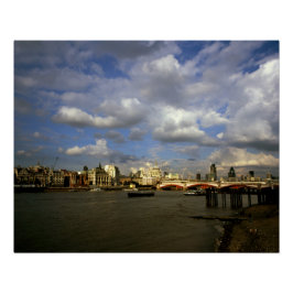 Póster Londres en los años 90