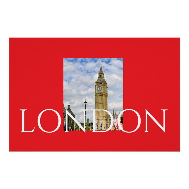 Póster Londres está llamando (Anverso)