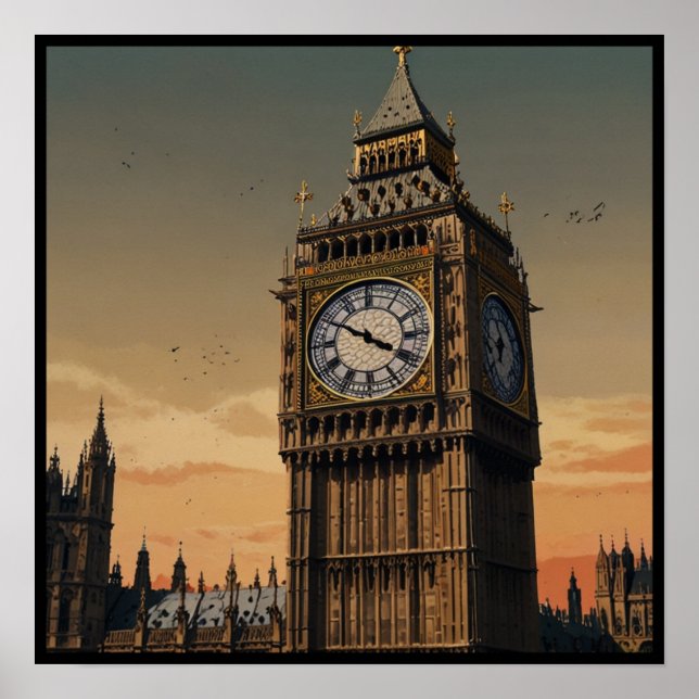 Póster Londres icónico (Frente)