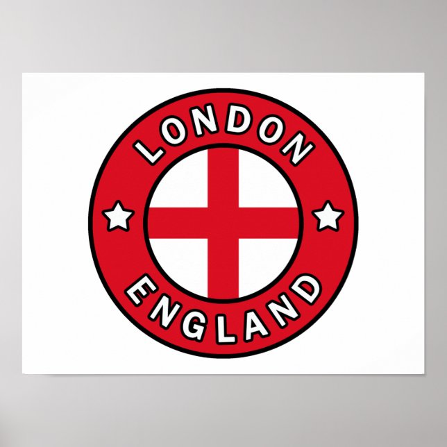 Póster Londres Inglaterra (Frente)